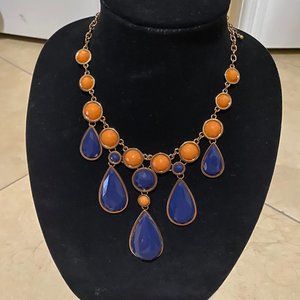 Orange & Blue Necklace